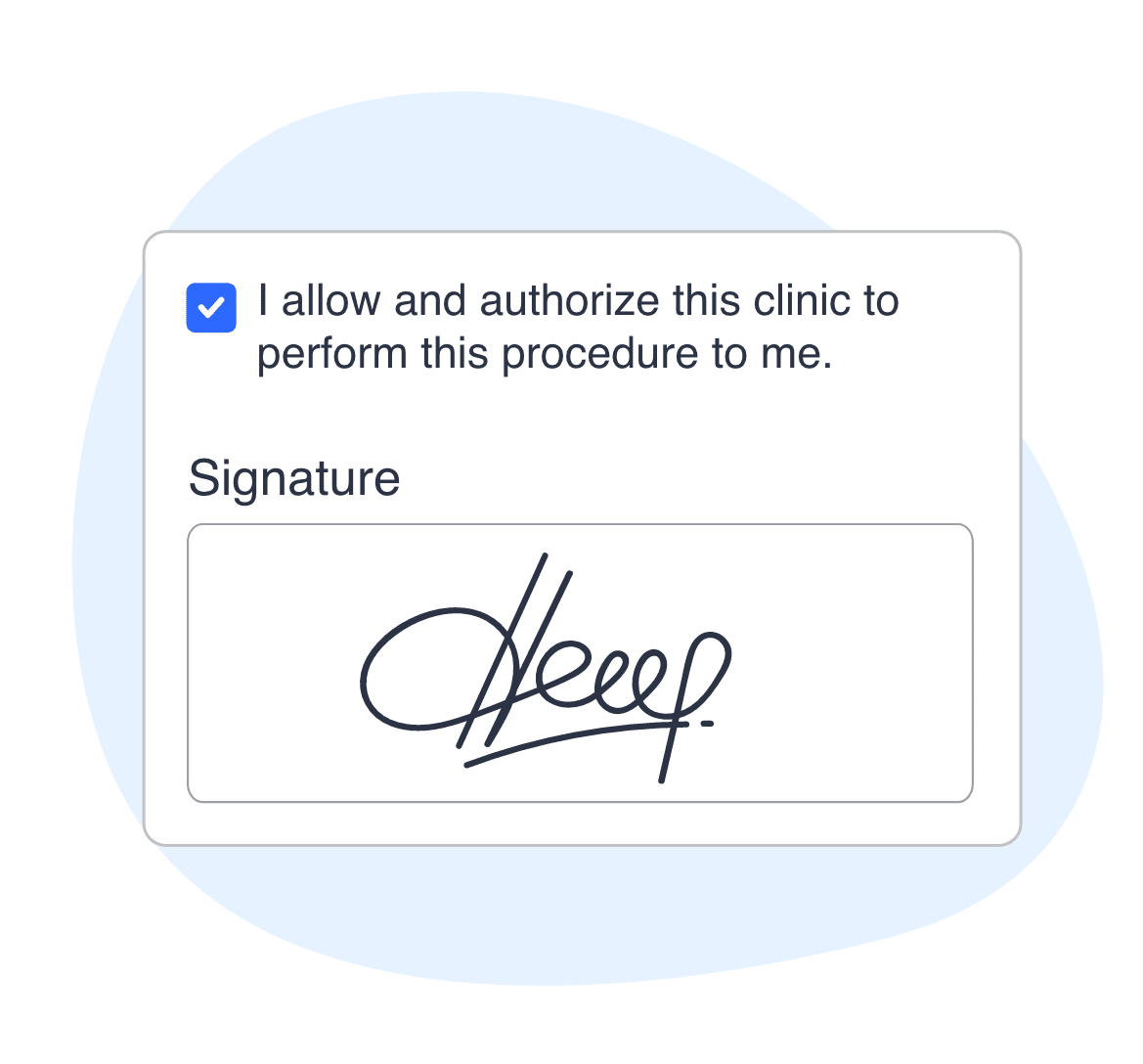 E-Signature Field