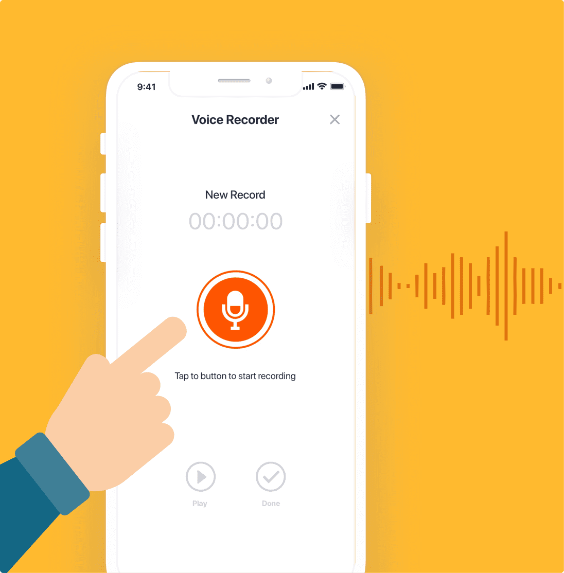 Record a voice with Jotform Mobile Forms