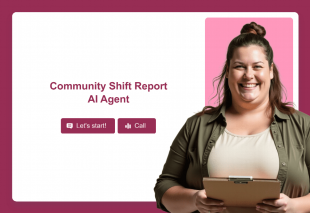 Community Shift Report AI Agent Template Thumbnail Image