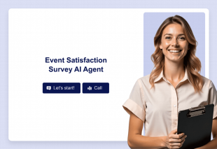 Event Satisfaction Survey AI Agent Template Thumbnail Image