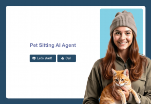 Pet Sitting AI Agent Template Thumbnail Image