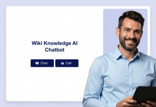 Wiki Knowledge AI Chatbot Template Thumbnail Image