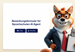 Bewerbungsformular für Sprachschulen AI Agent Template Thumbnail