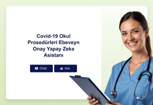 Covid-19 Okul Prosedürleri Ebeveyn Onay Yapay Zeka Asistanı Template Thumbnail