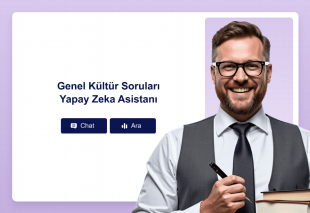 Genel Kültür Soruları Yapay Zeka Asistanı Template Thumbnail