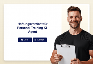 Haftungsverzicht für Personal Training KI-Agent Template Thumbnail