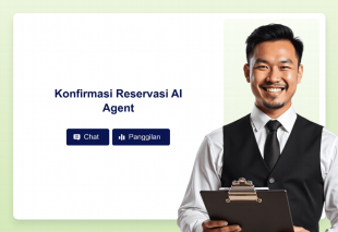 Konfirmasi Reservasi AI Agent Template Thumbnail