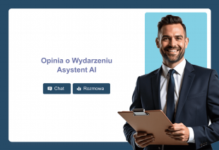 Opinia o Wydarzeniu Asystent AI Template Thumbnail