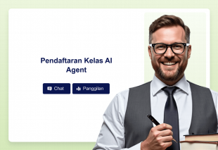 Pendaftaran Kelas AI Agent Template Thumbnail