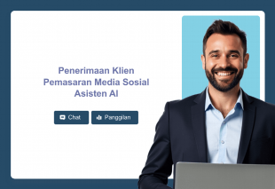 Penerimaan Klien Pemasaran Media Sosial Asisten AI Template Thumbnail