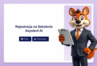 Rejestracja na Szkolenie Asystent AI Template Thumbnail