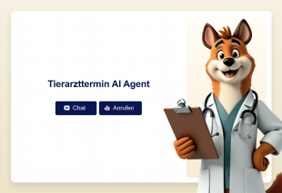 Tierarzttermin AI Agent Template Thumbnail