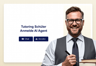 Tutoring Schüler Anmelde AI Agent Template Thumbnail