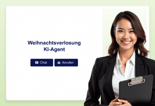 Weihnachtsverlosung KI-Agent Template Thumbnail