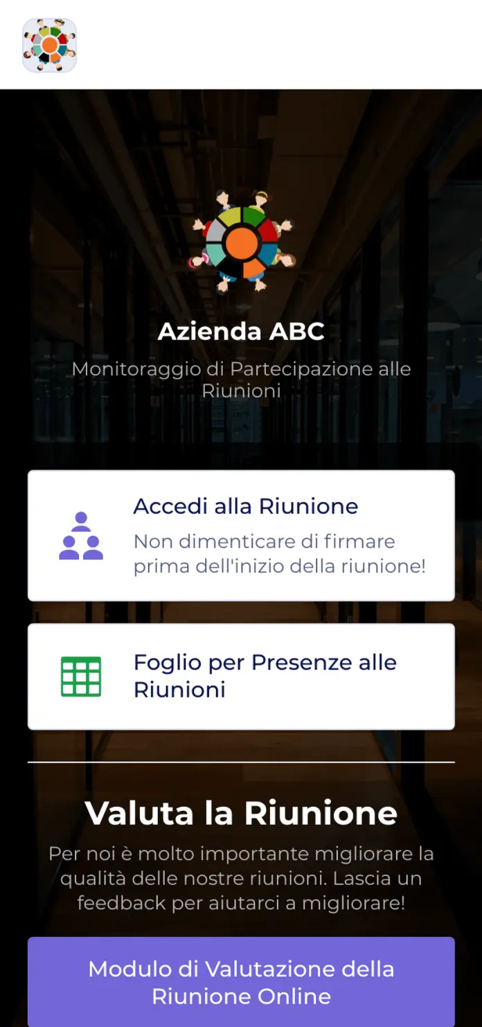 App di Accesso alle Riunioni