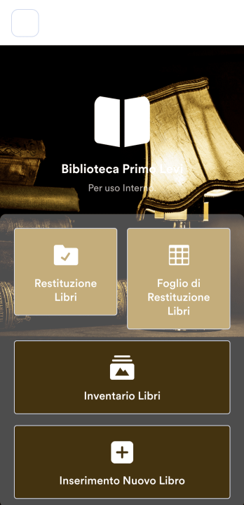 App di Gestione della Biblioteca Template