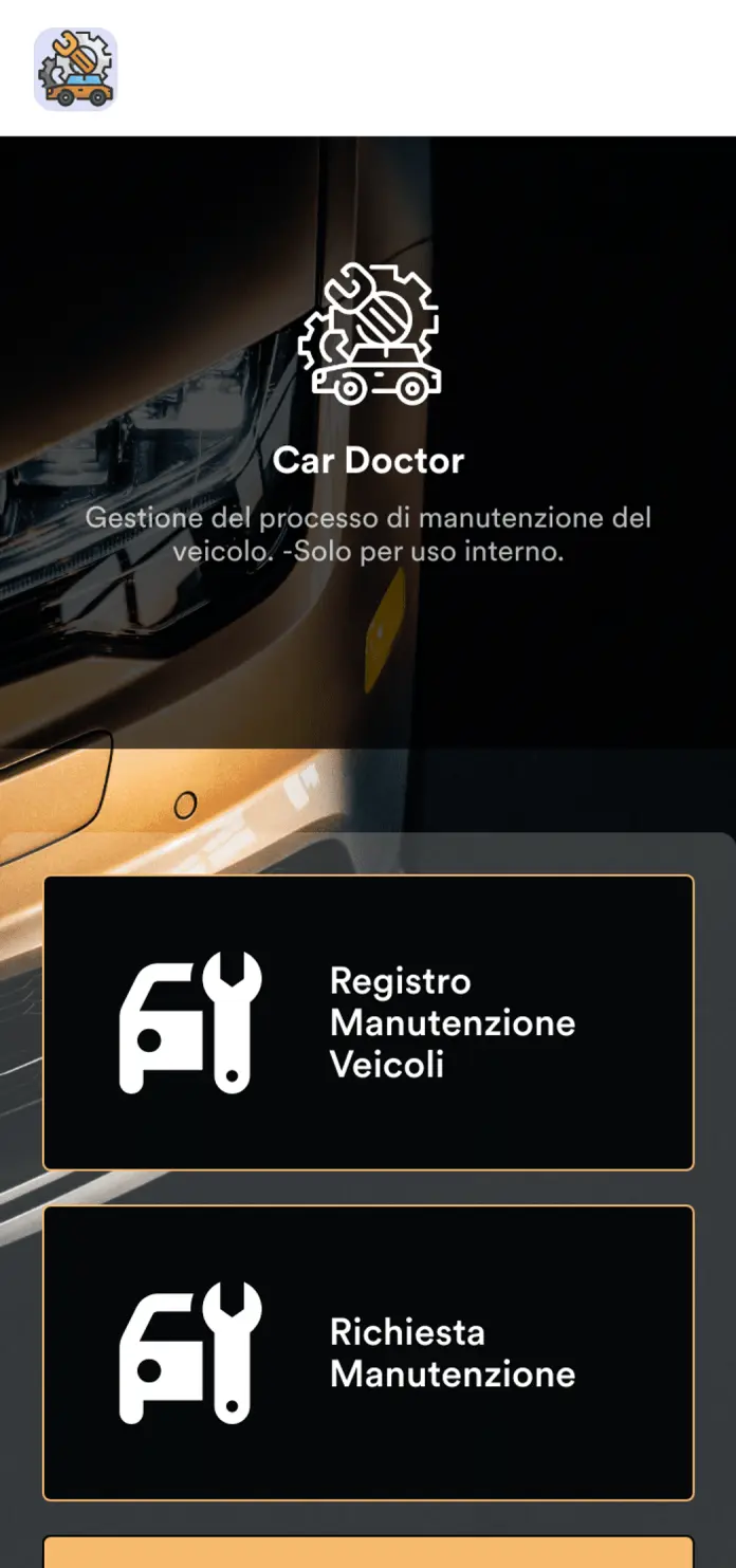 App per Manutenzione Auto