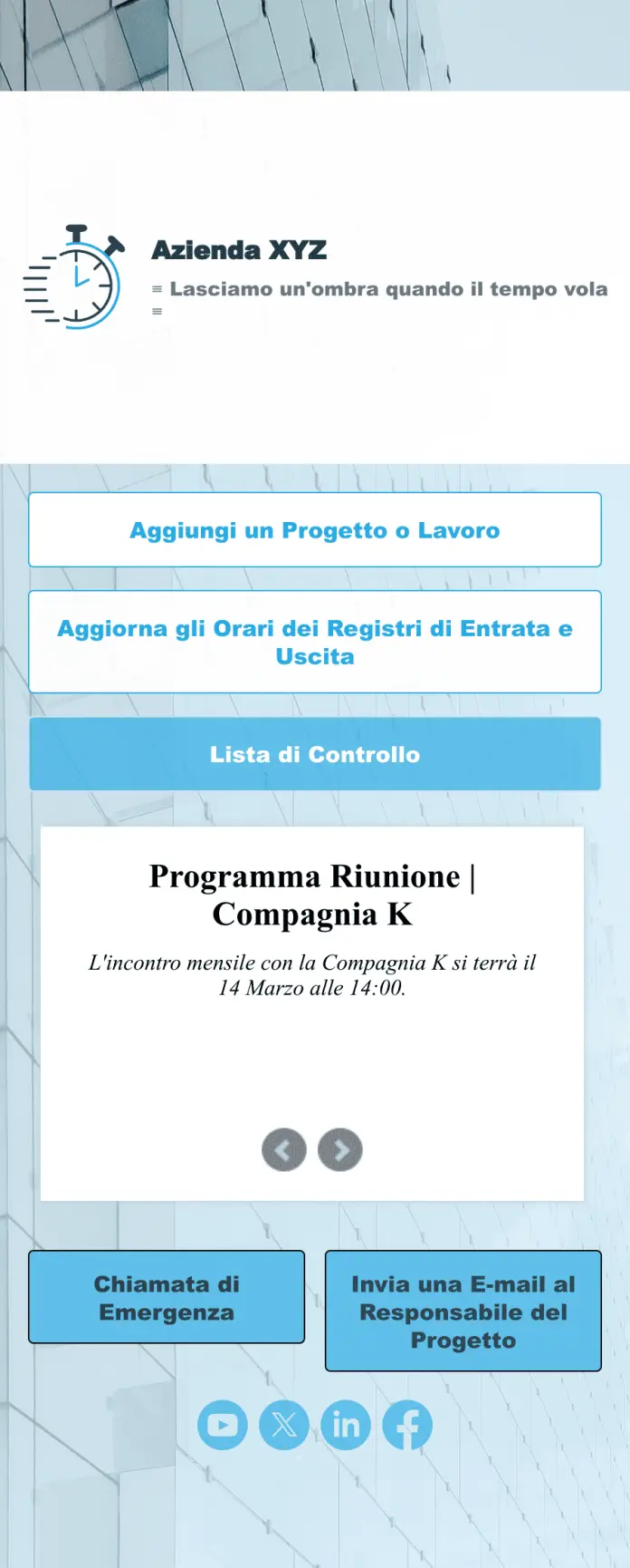 App per Registro di Entrata/Uscita