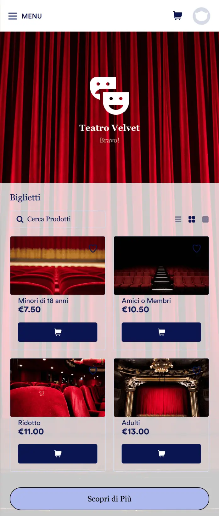 App per Vendita Biglietti