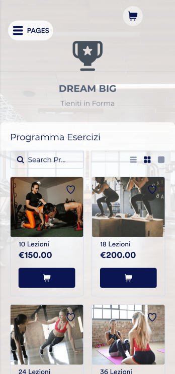 App Personal Trainer Template