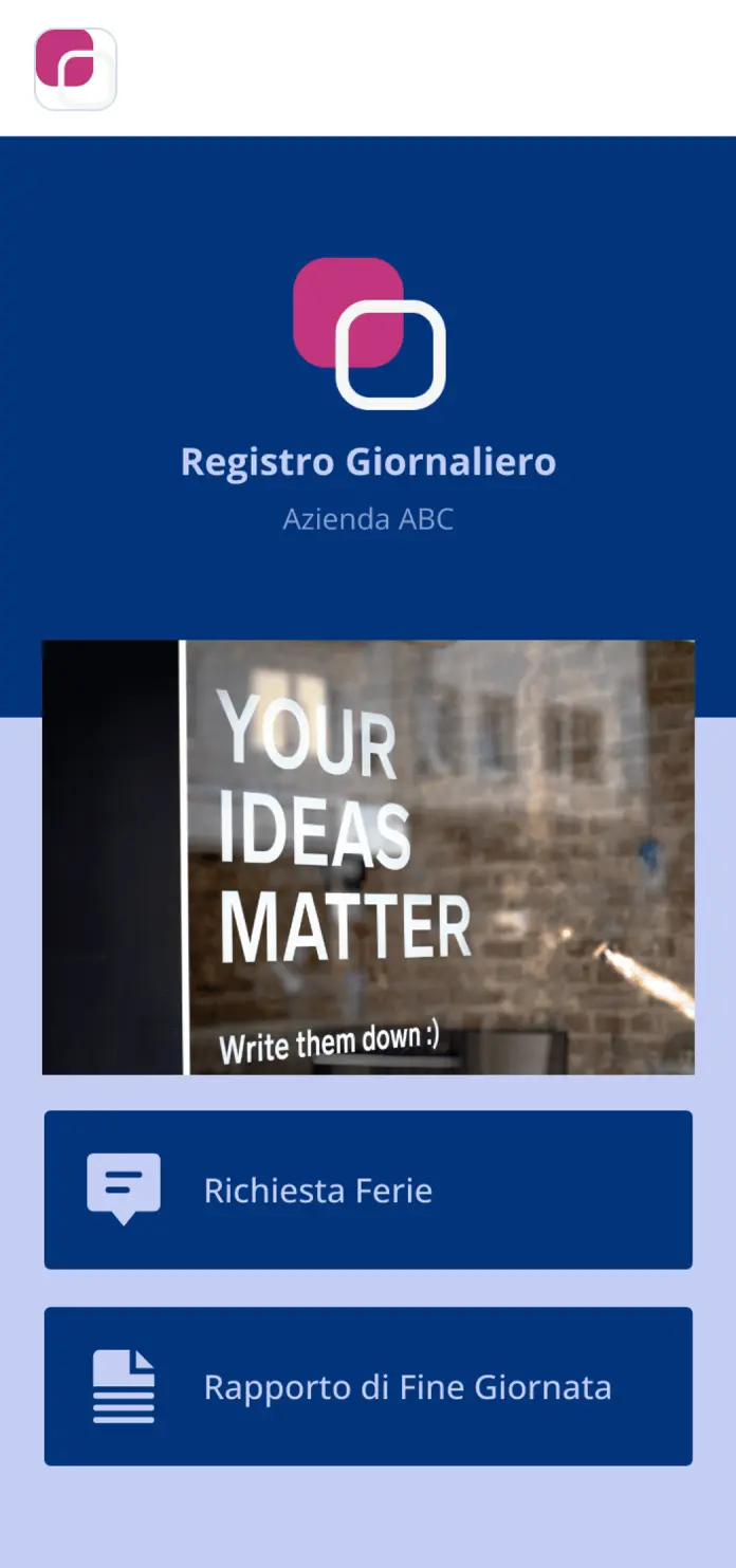 App Registro Giornaliero