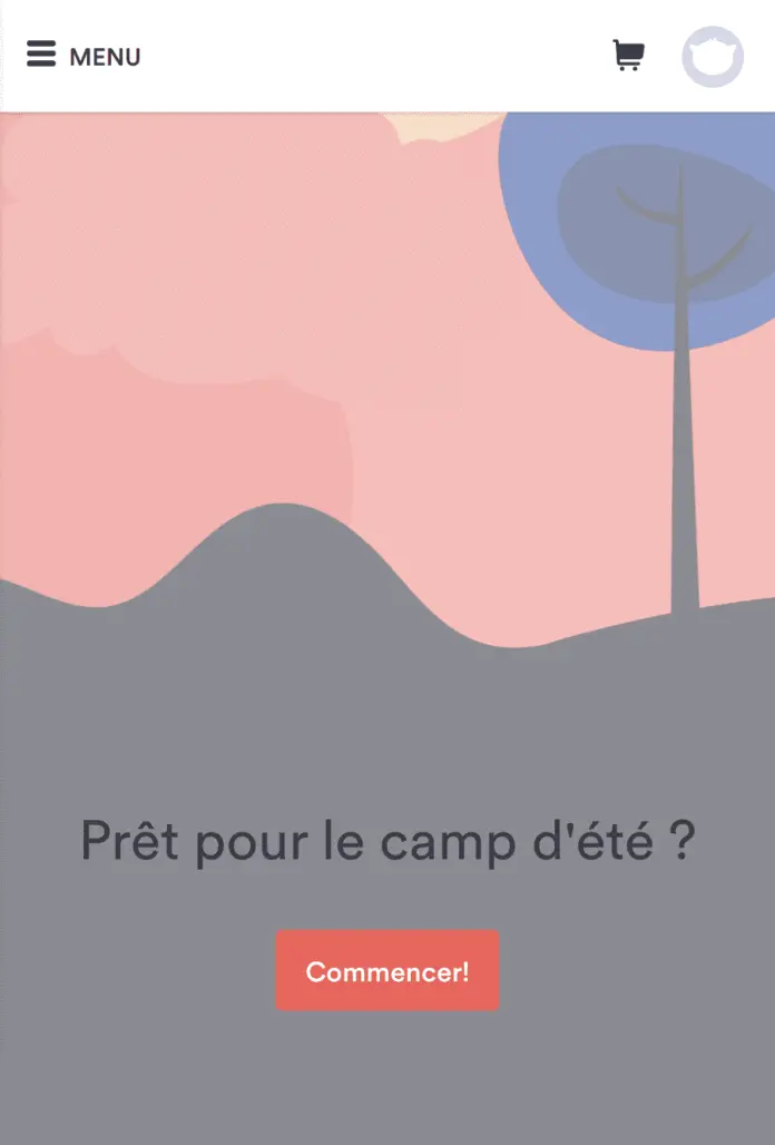 Application Camp d'été