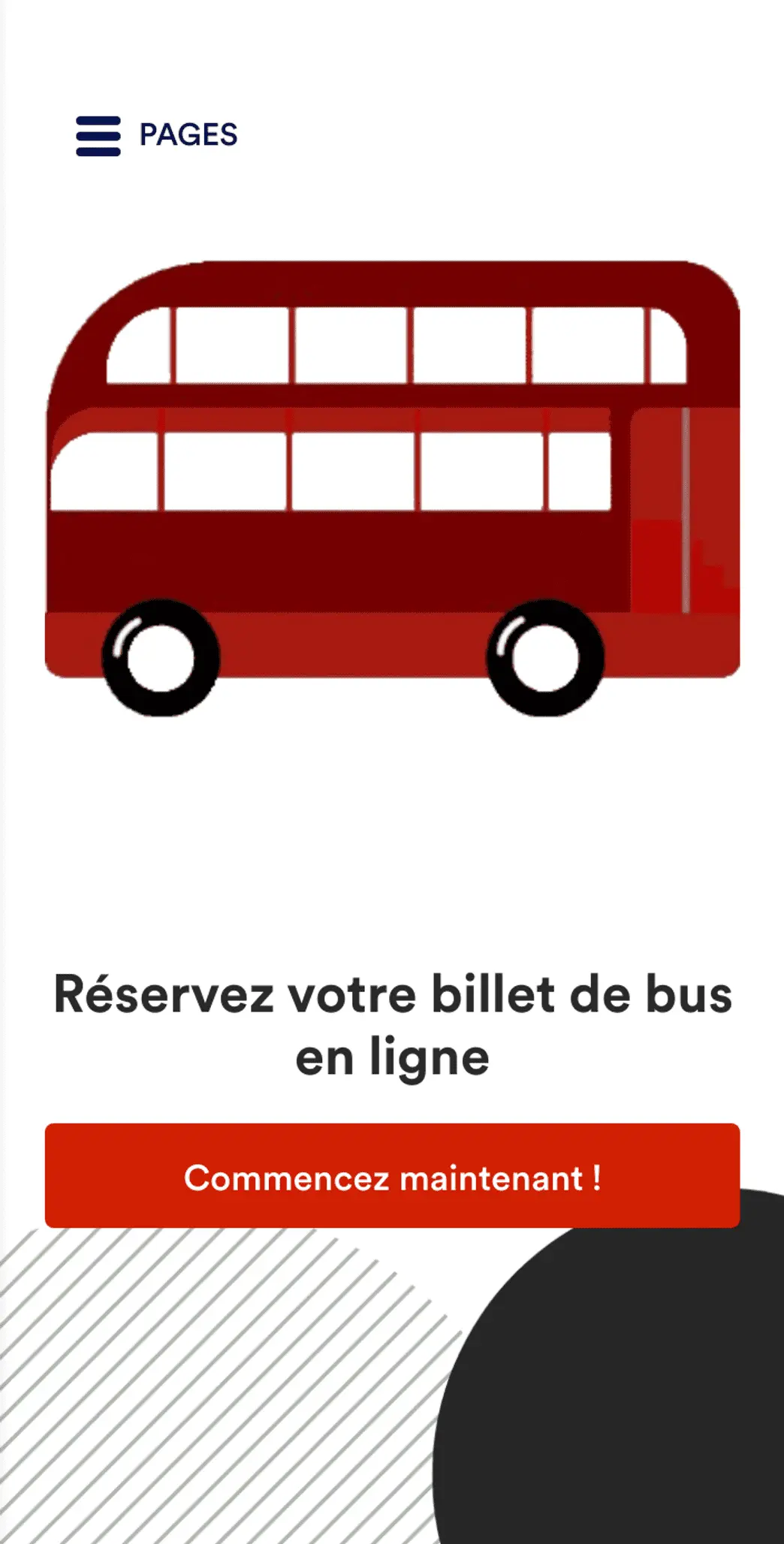 Application de réservation de billet de bus en ligne
