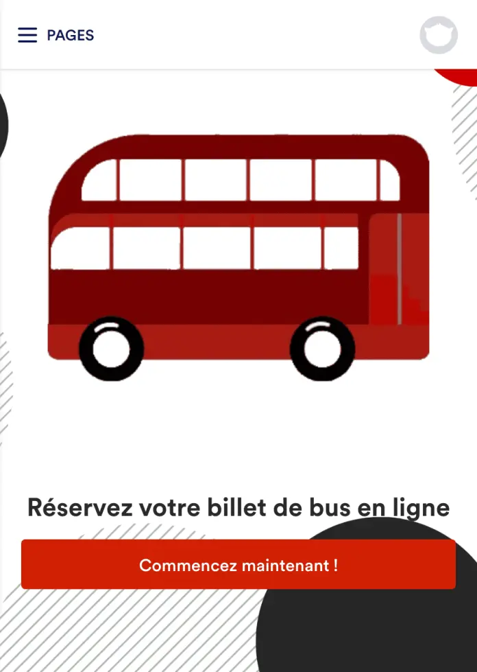 Application de réservation de billet de bus en ligne