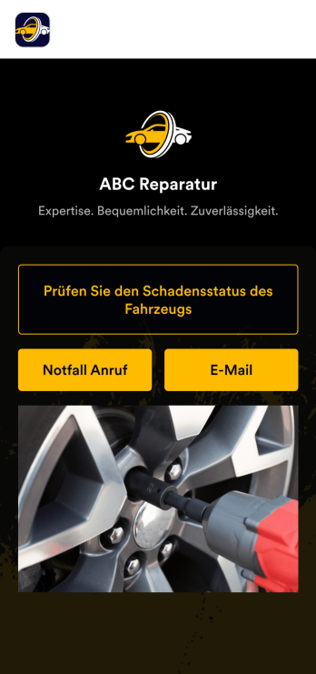 Auto Schaden App Template