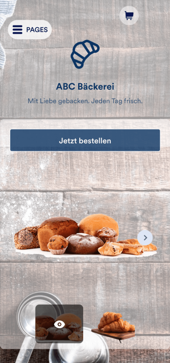 Bäckerei App Template