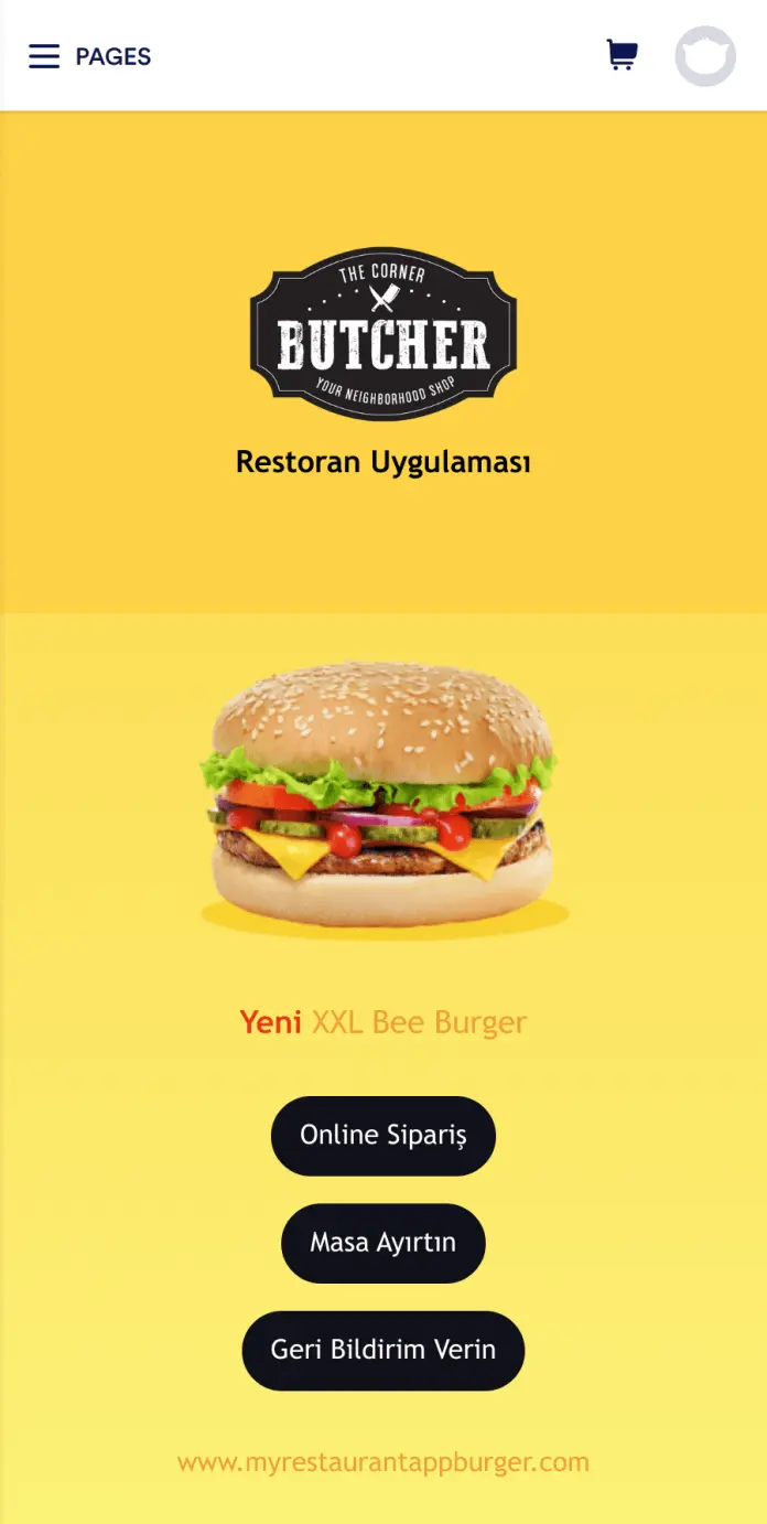 Burger Restoran Uygulaması