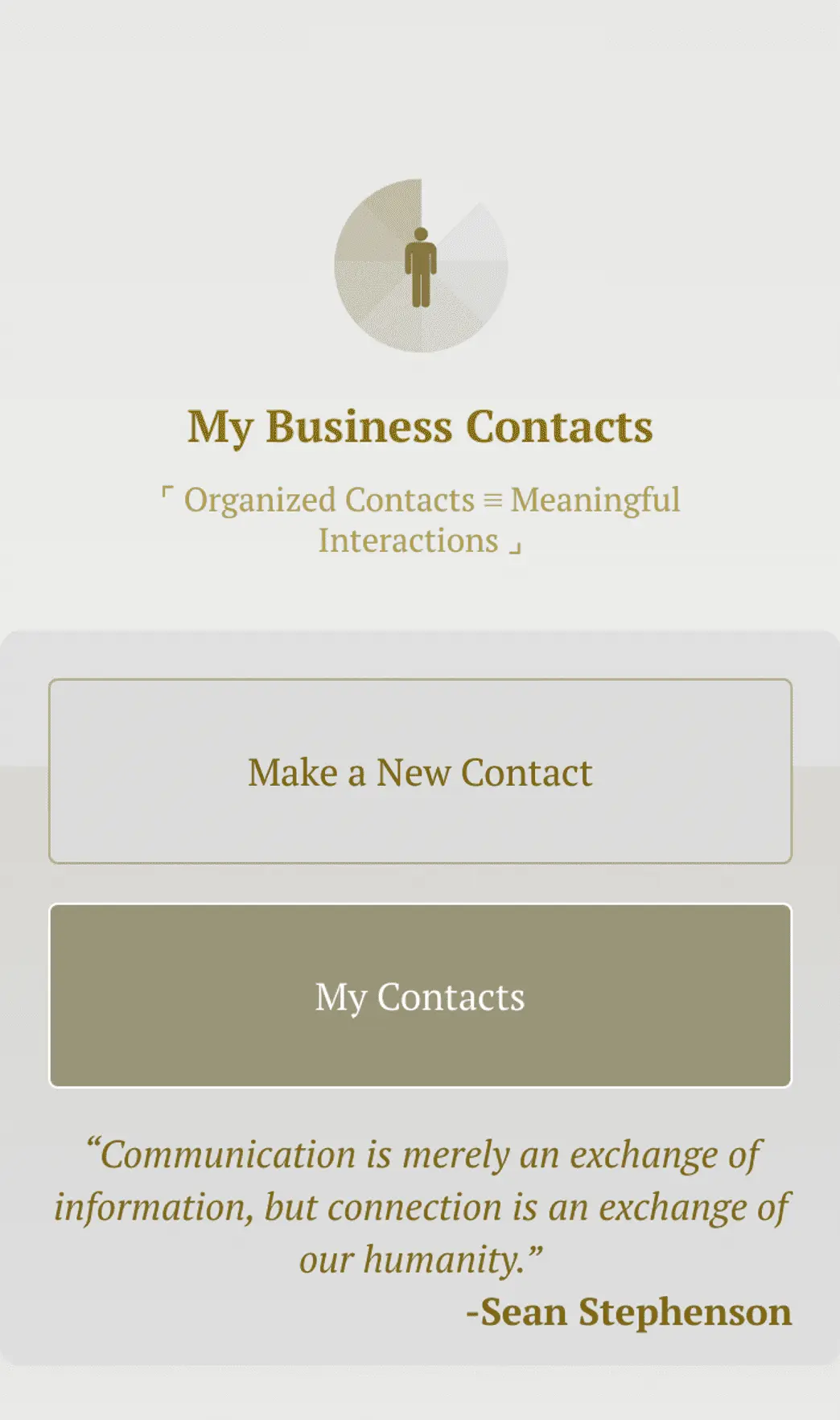 Business Contact App