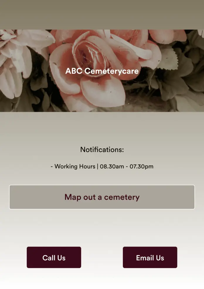 Cemetery Mapping App