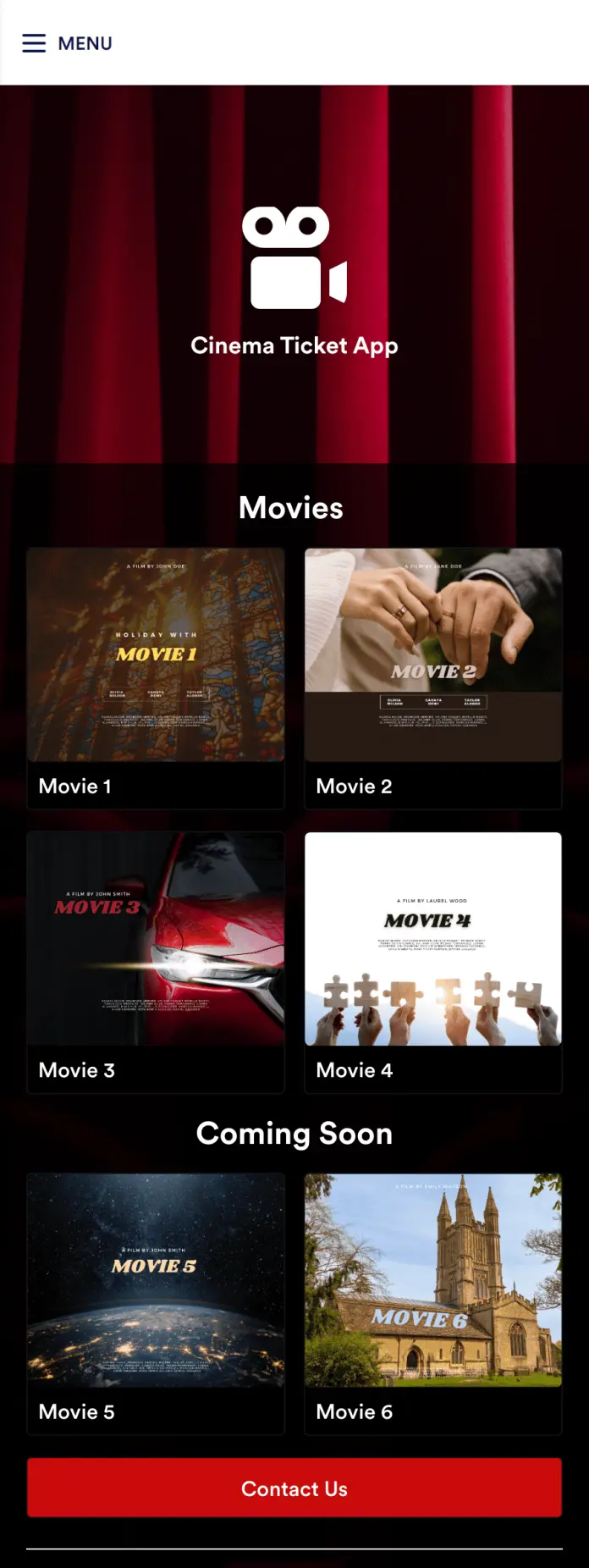 Cinema Ticket App