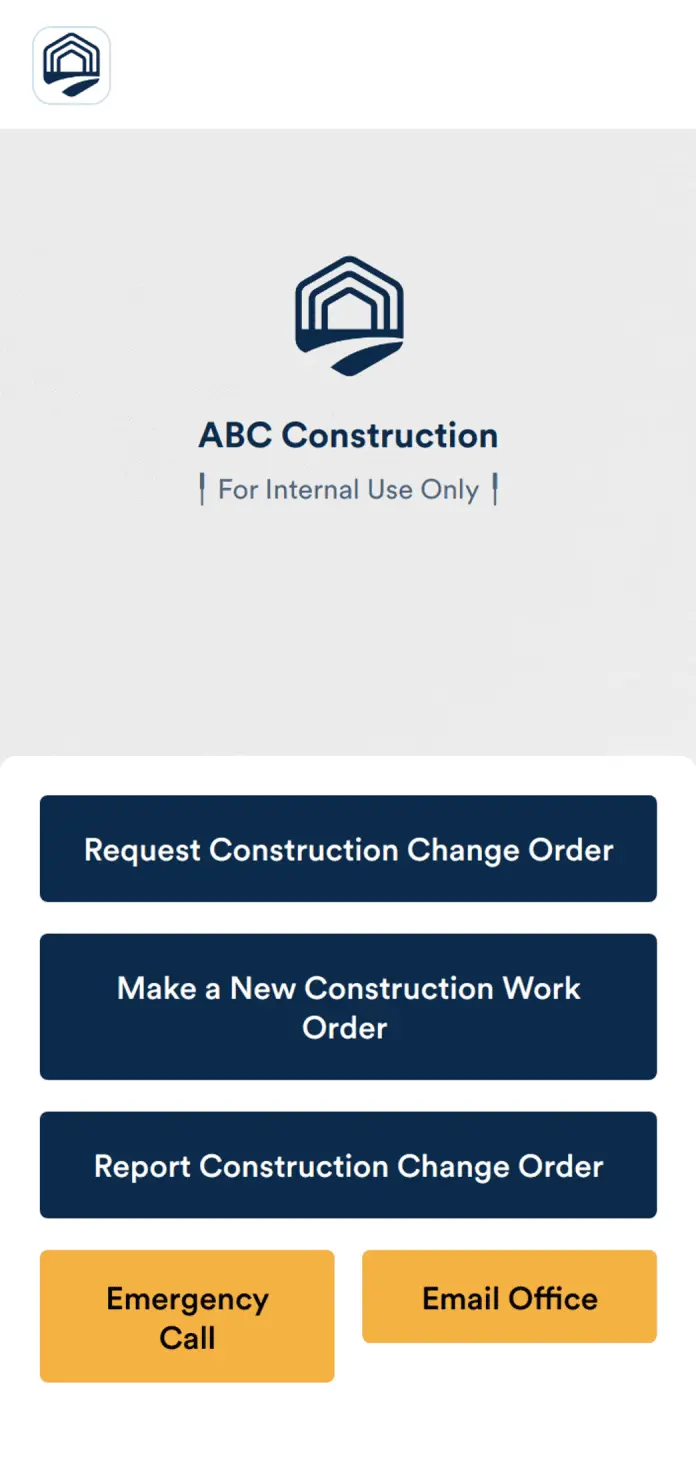 Construction Change Order App