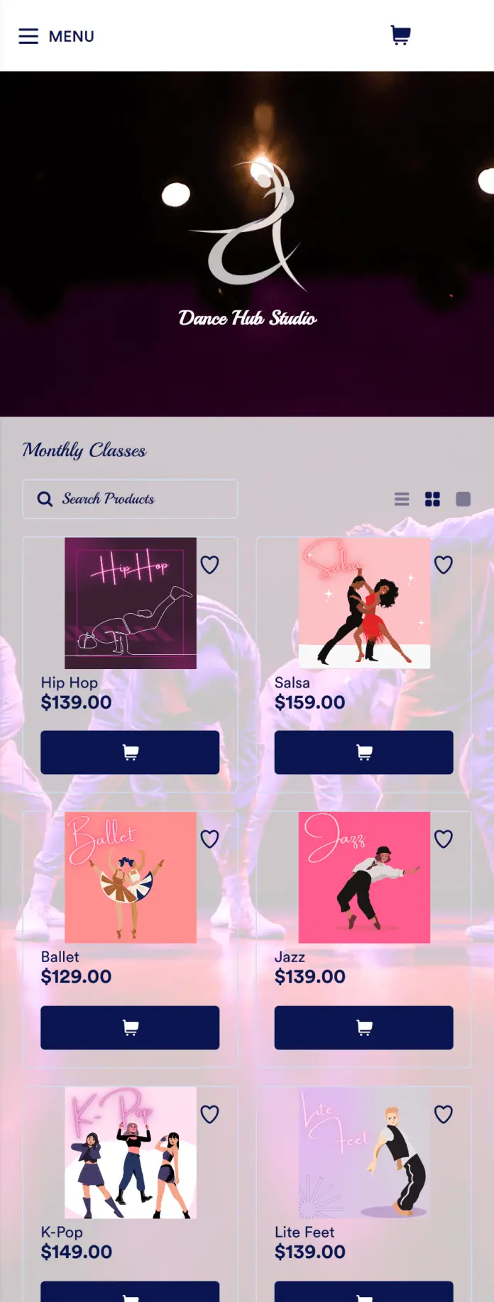 Dance Class App