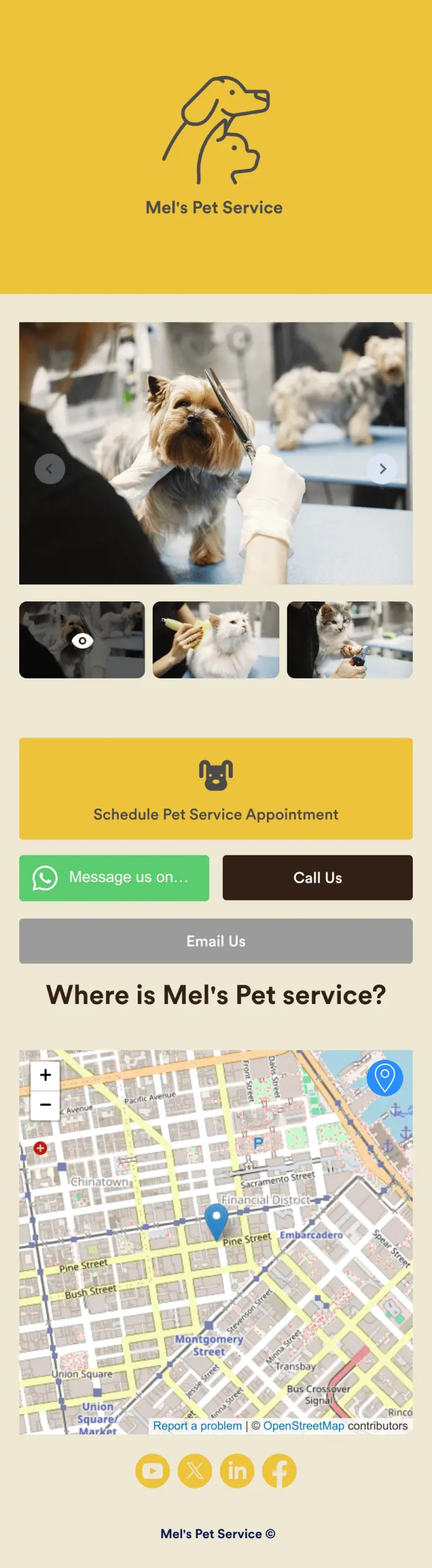 Dog Grooming App