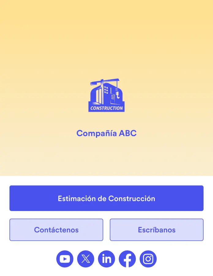 Estimación de Construcción App