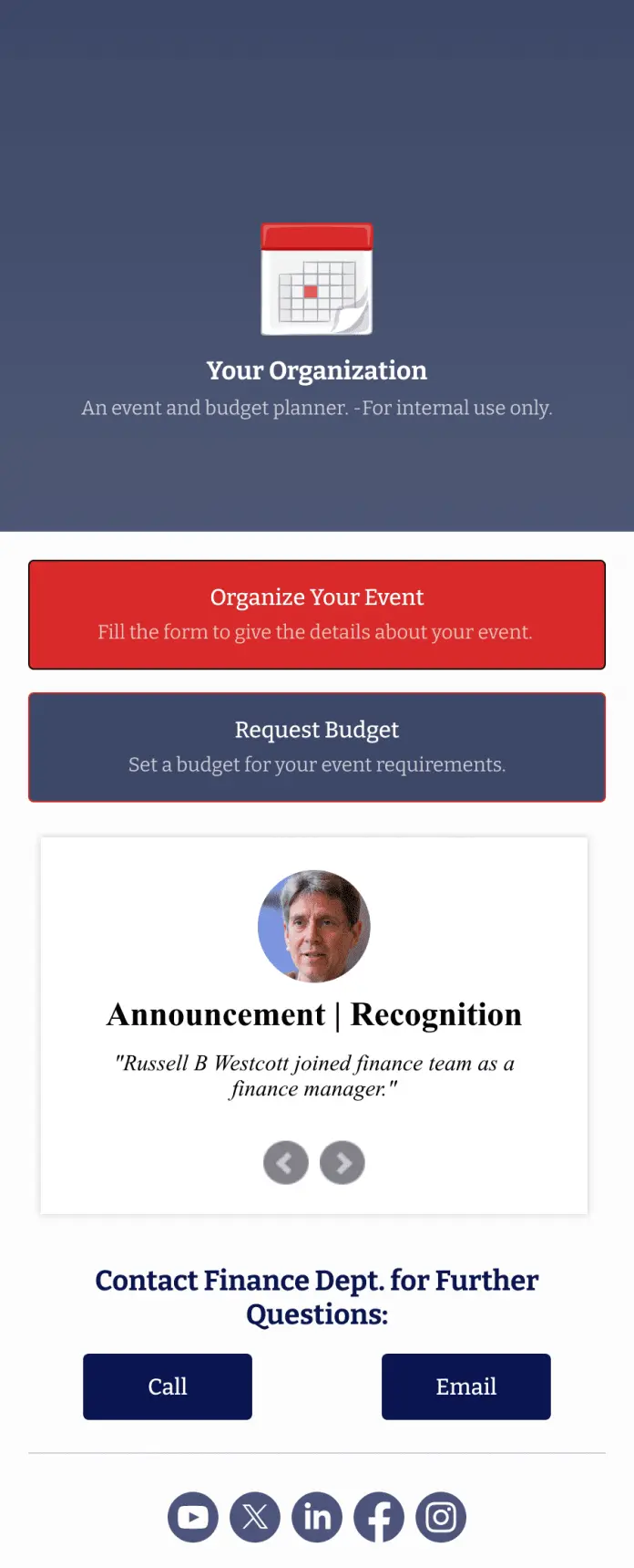 Event Budget Planner App