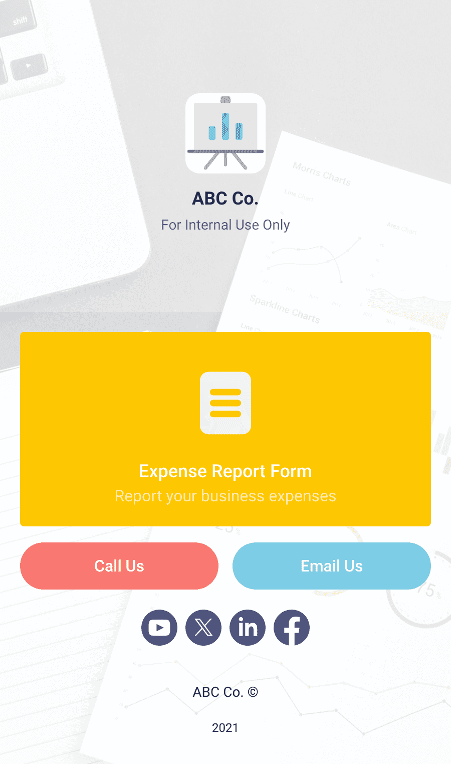 Expense Report App Template | Jotform No Code App Builder