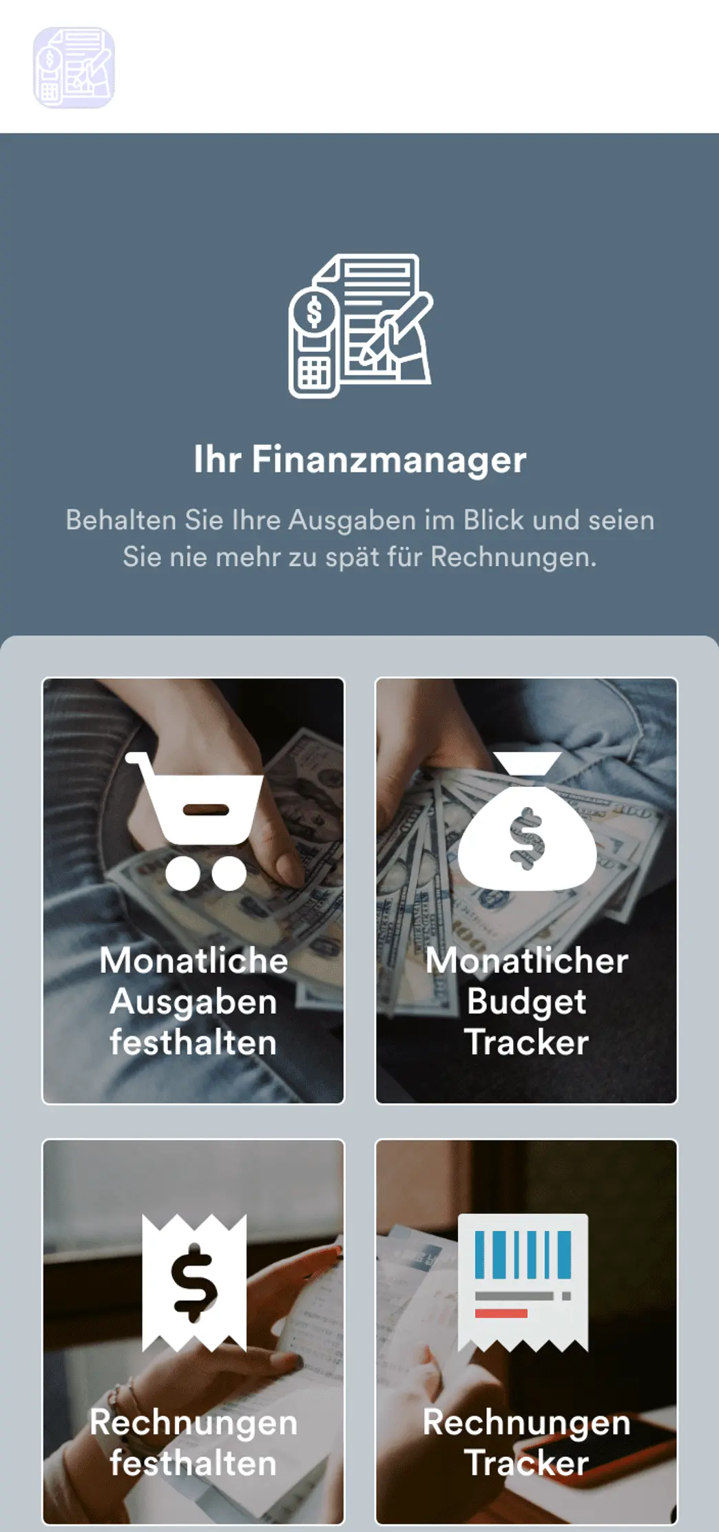 Finanzmanagement App