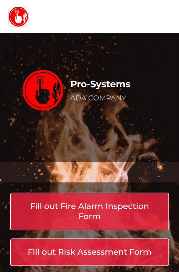 Fire Alarm Report App