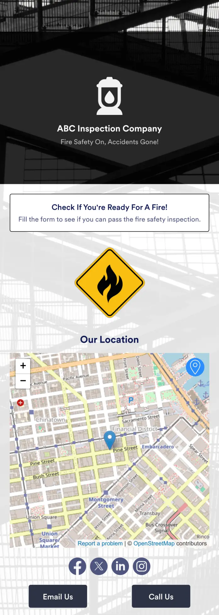 Fire Risk Assessment App