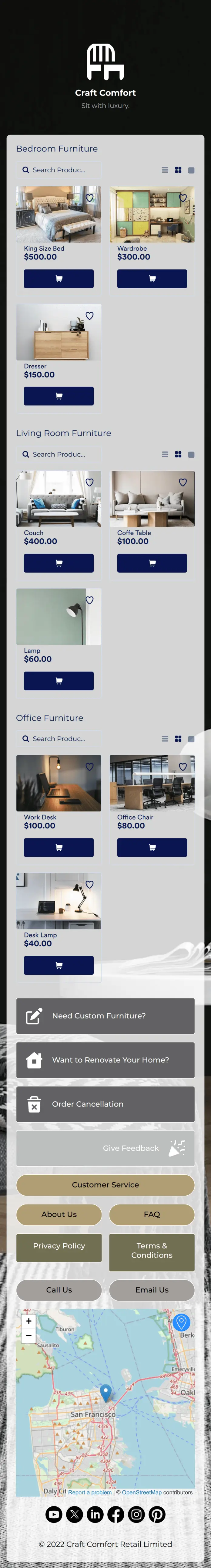 Furniture Store App