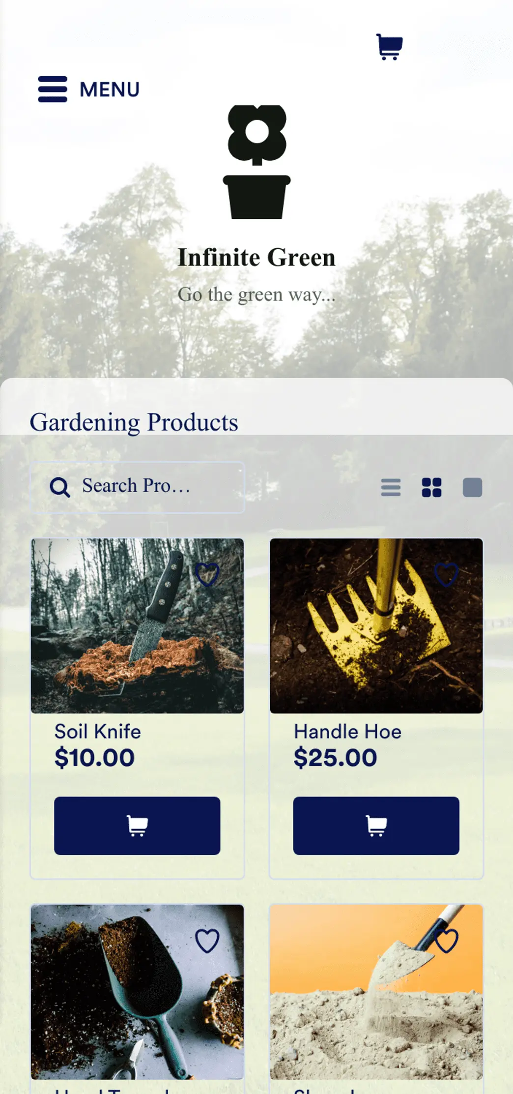 Gardening App Template | Jotform