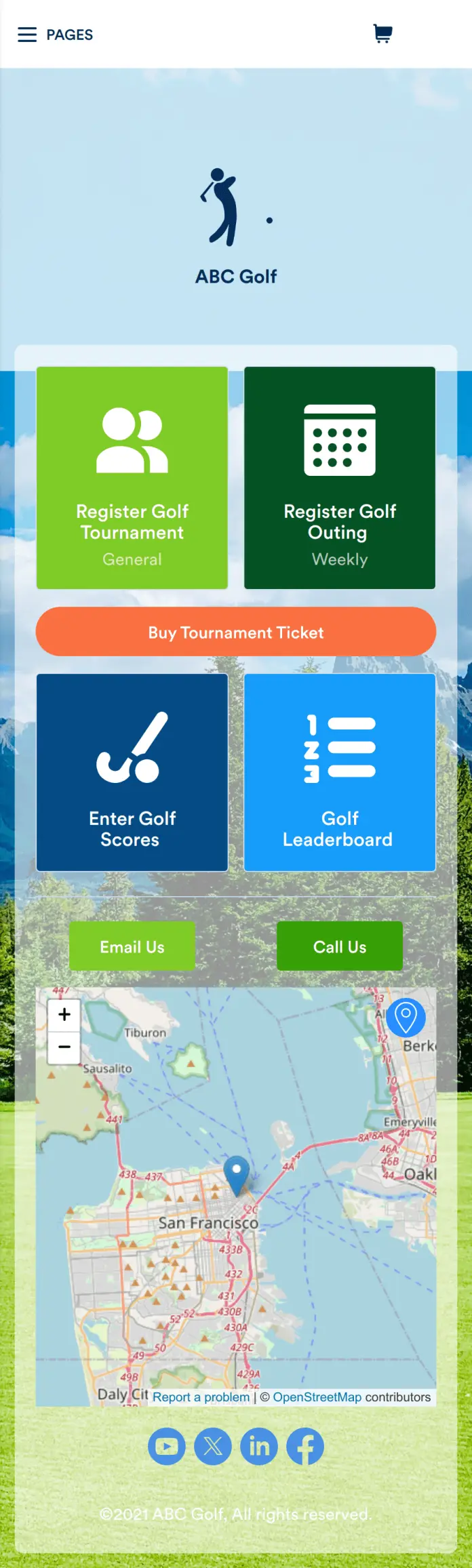 Golf Tournament App