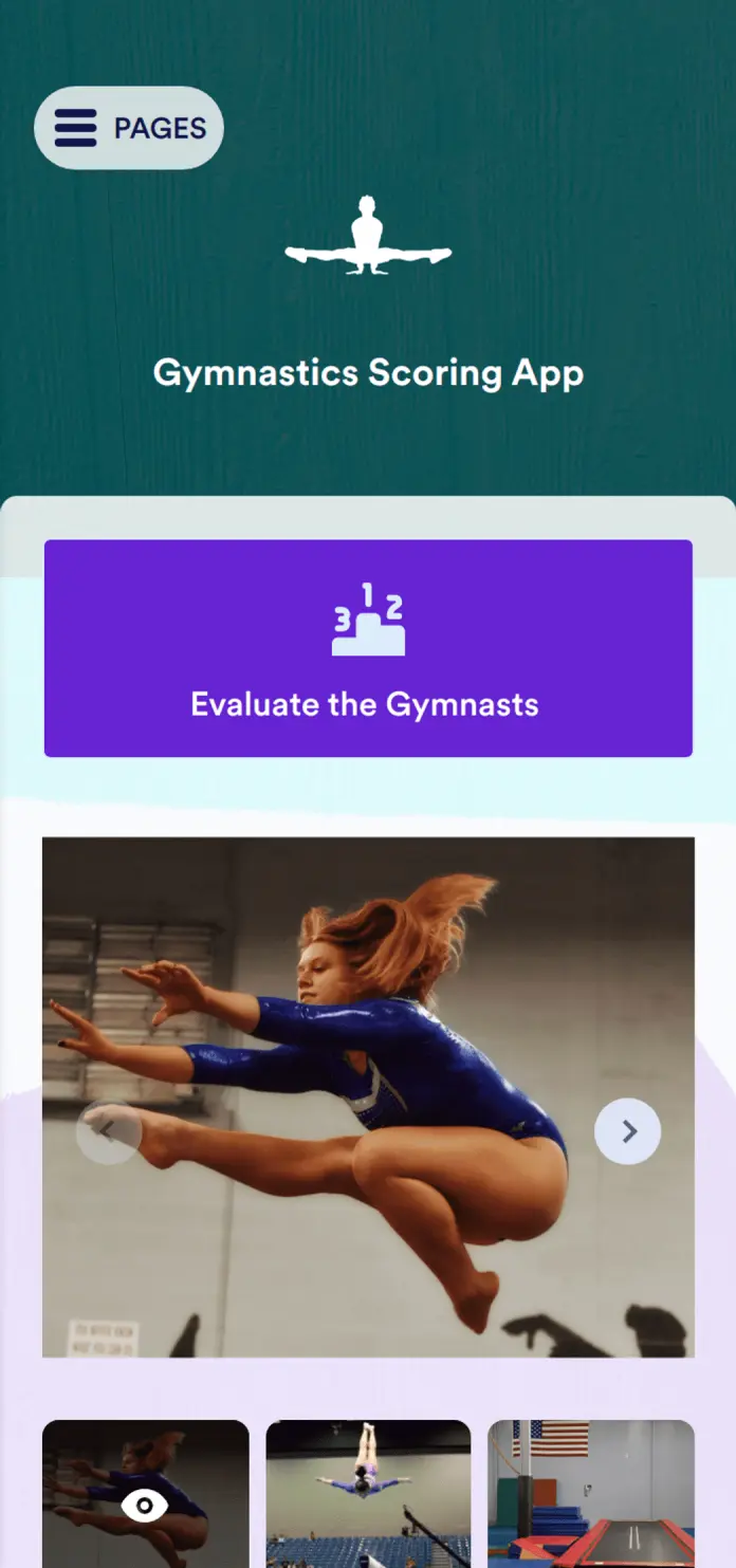 Gymnastics Scoring App