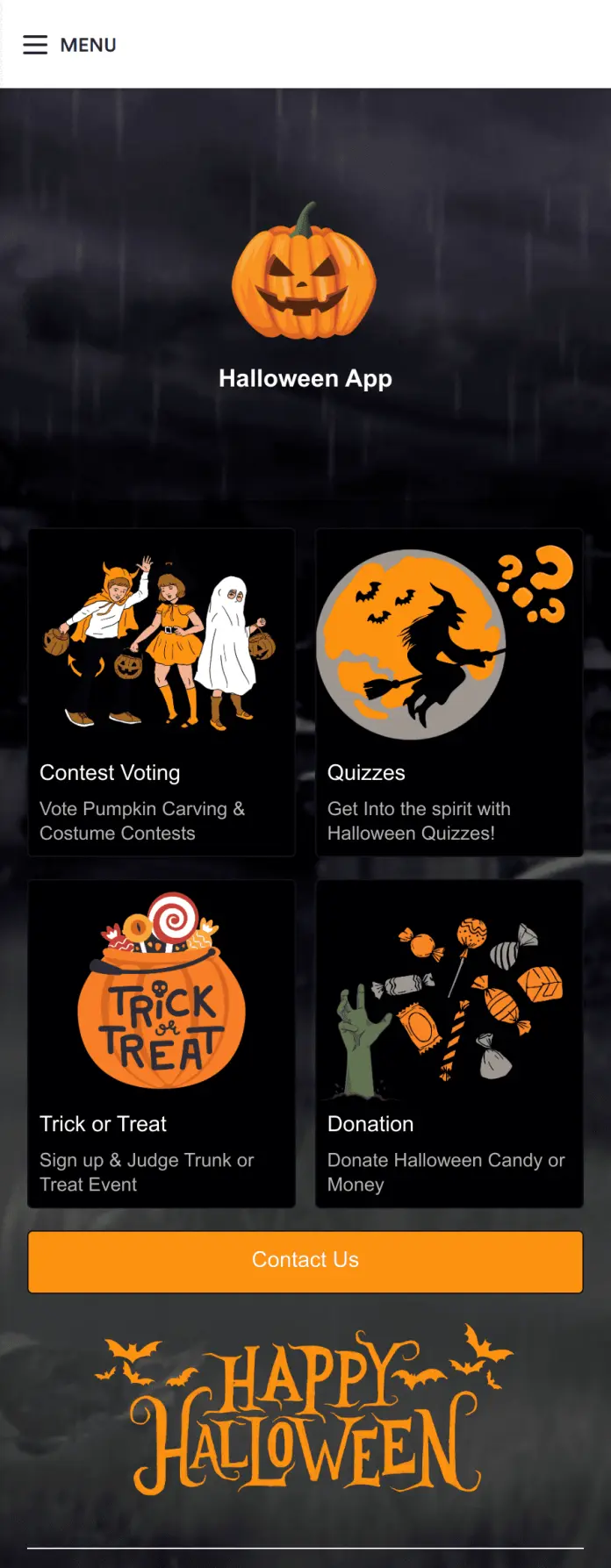 Halloween App