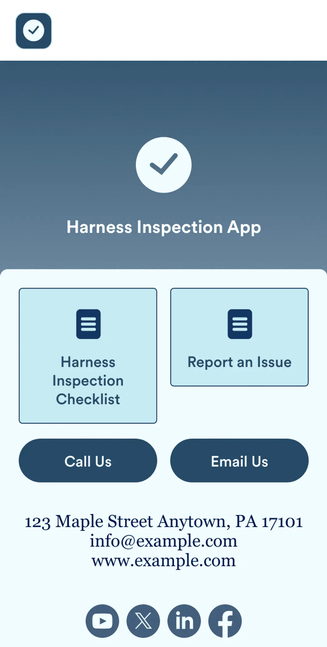 Harness Inspection App