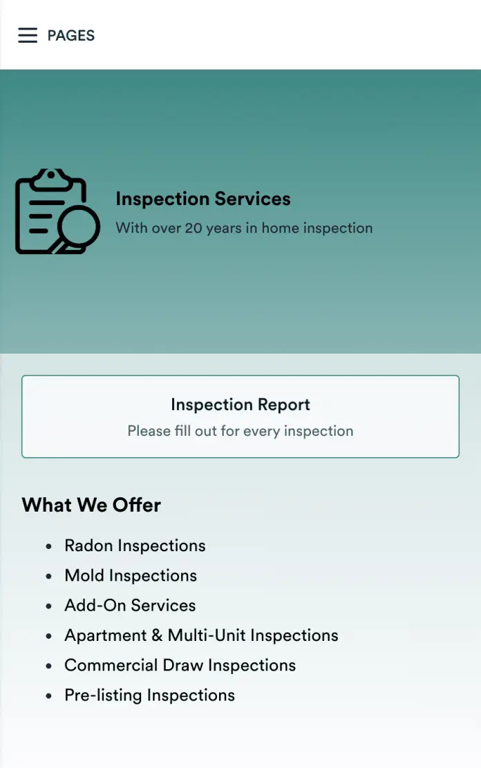 Home Inspection App